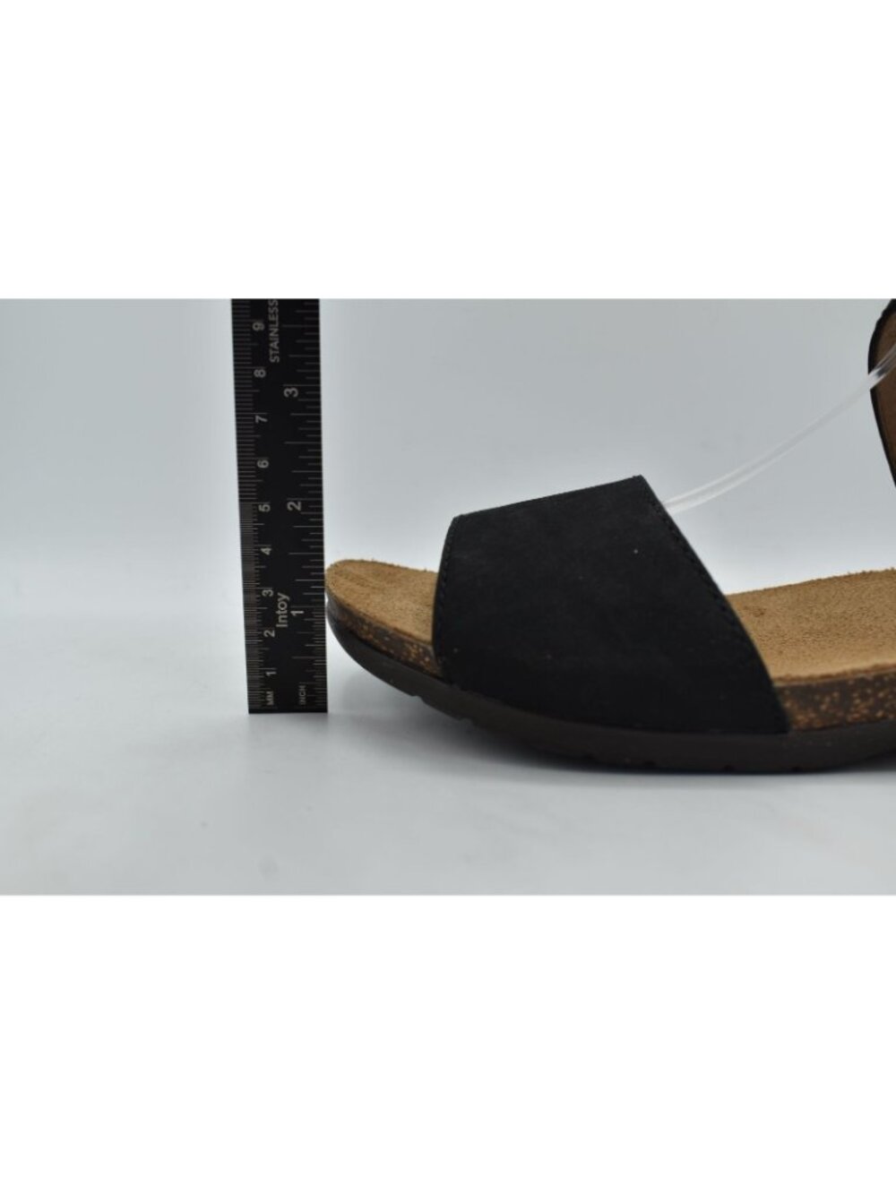 Dansko Womens EU Size 40 Rafferty Black Milled Nubuck Ankle Strap Sandals Shoes - Picture 8 of 14